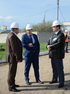 Дмитрий Кудинов и Вячеслав Тарасов осмотрели ход работ по замене оборудования на водопроводных коммуникациях
